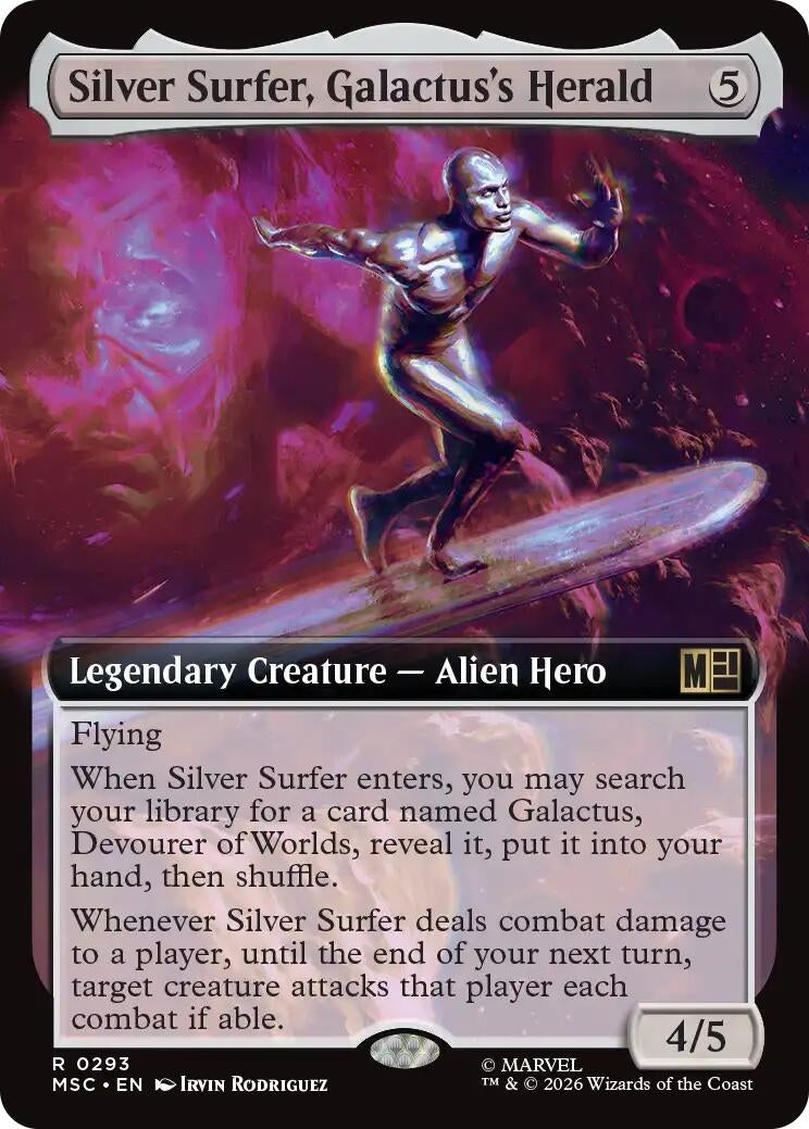 Silver Surfer, Galactus's Herald (Extended Art) (293) (MSC)
