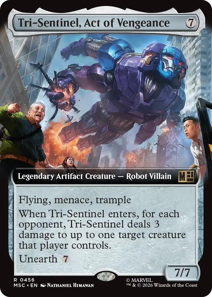 Tri-Sentinel, Act of Vengeance (Extended Art) (456) (MSC)