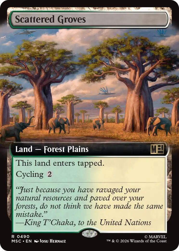 Scattered Groves (Extended Art) (490) (MSC)