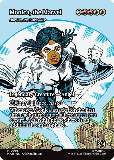 Monica, the Marvel - Aurelia, the Warleader (Borderless) (86) (MAR)