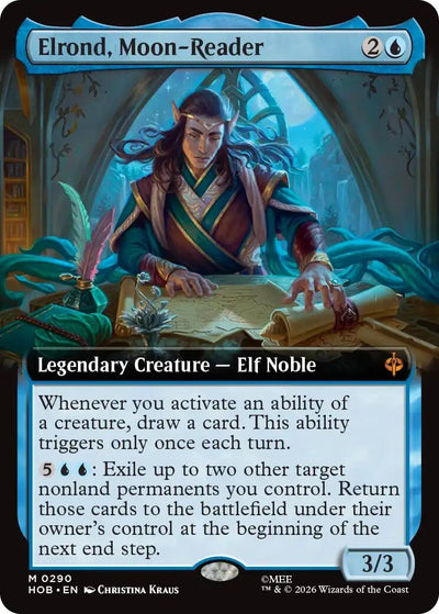 Elrond, Moon-Reader (Extended Art) (290) (HOB)