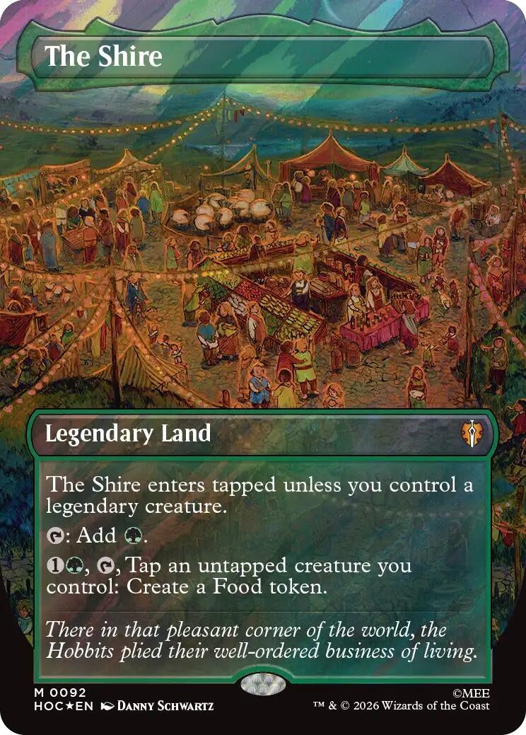 The Shire (Borderless) (Surge Foil) (92) (HOC)