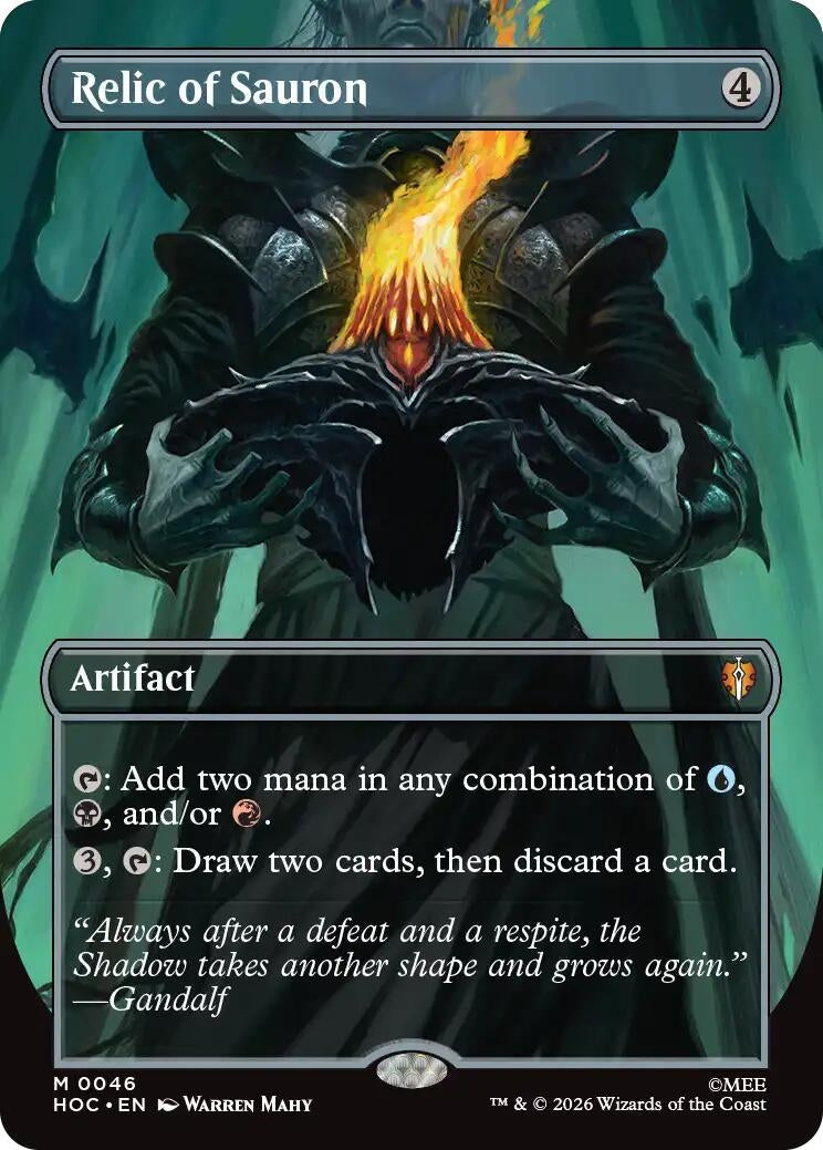 Relic of Sauron (Borderless) (46) (HOC)