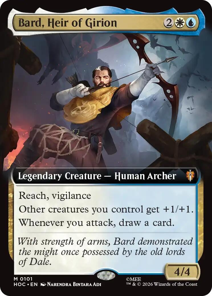 Bard, Heir of Girion (Extended Art) (101) (HOC)