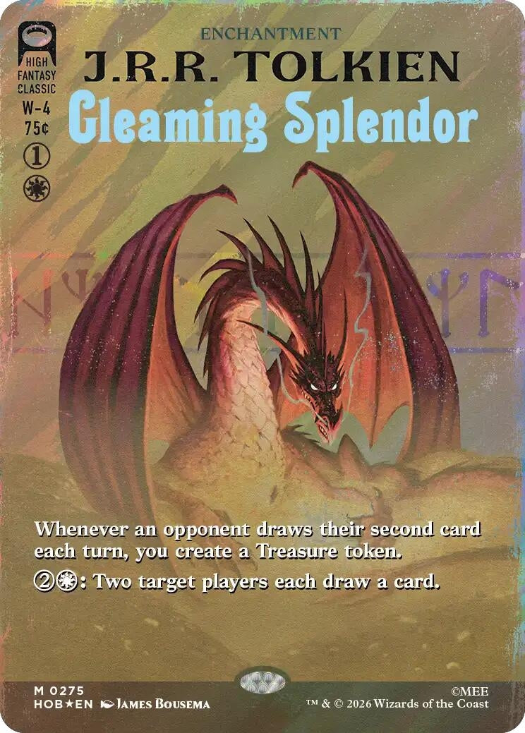 Gleaming Splendor (Borderless) (Surge Foil) (275) (HOB)