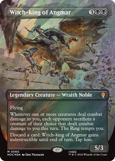 Witch-king of Angmar (Borderless) (Surge Foil) (60) (HOC)