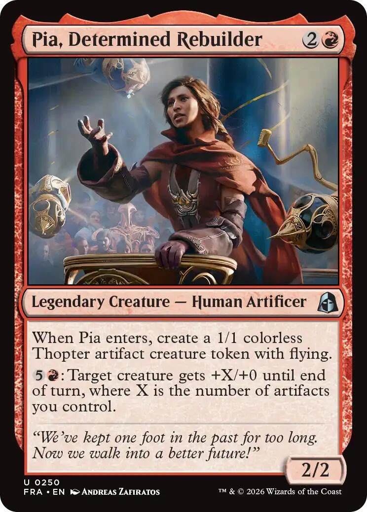 Pia, Determined Rebuilder (250) (FRA)