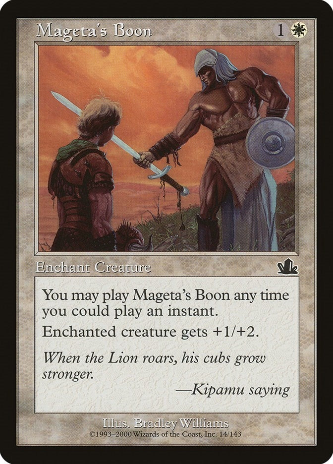 Mageta's Boon (14) (PCY)