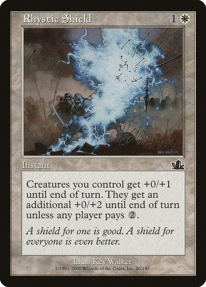 Rhystic Shield (20) (PCY)