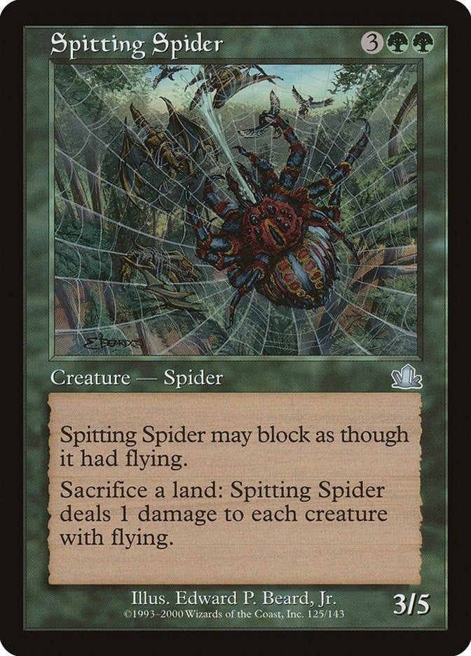 Spitting Spider (125) (PCY)