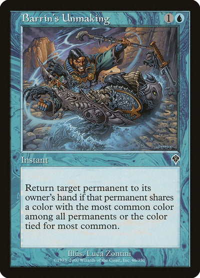 Barrin's Unmaking (46) (INV)