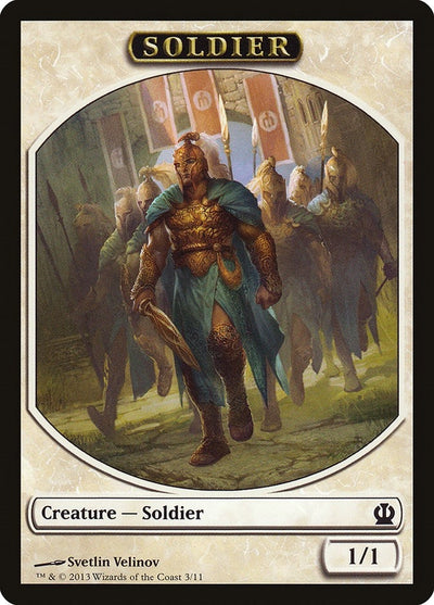 Soldier Token (Velinov) (3) (THS)