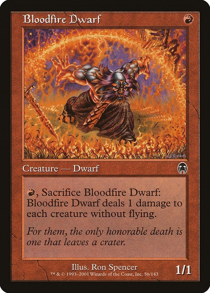 Bloodfire Dwarf (56) (APC)