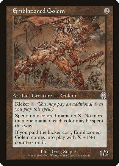 Emblazoned Golem (136) (APC)