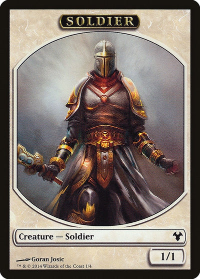Soldier // Spirit Double-Sided Token (1 // 2) (MD1)