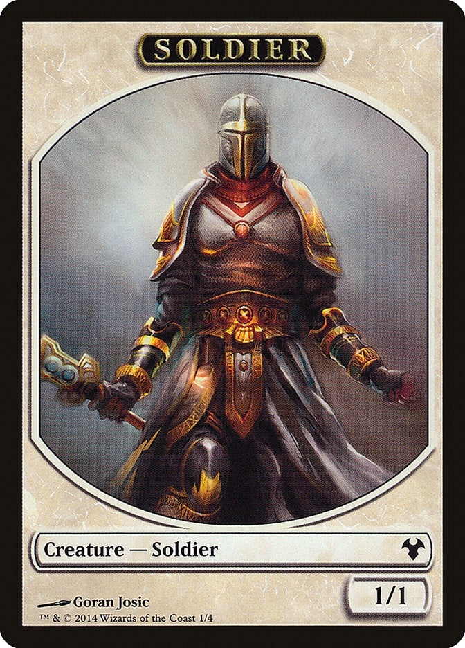 Soldier // Spirit Double-Sided Token (1 // 2) (MD1)