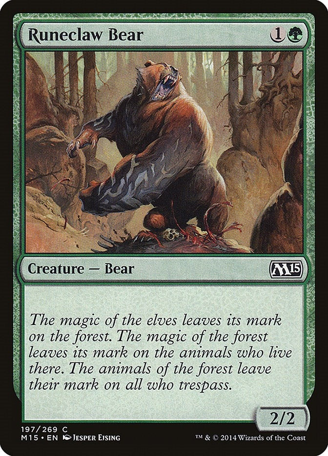 Runeclaw Bear (197) (M15)