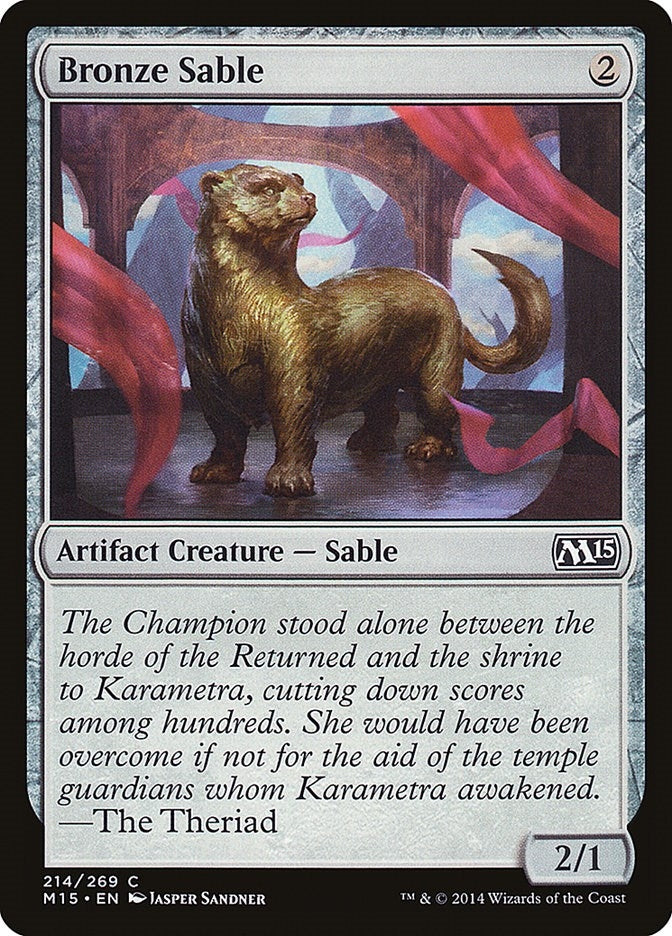 Bronze Sable (214) (M15)
