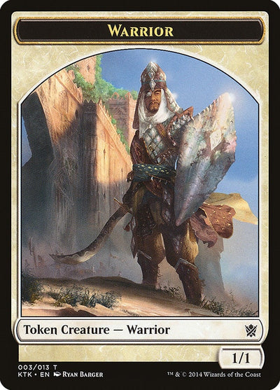 Warrior Token (003) (3) (KTK)
