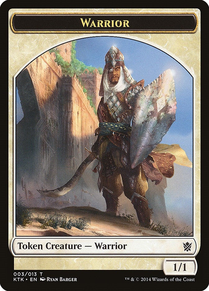 Warrior Token (003) (3) (KTK)
