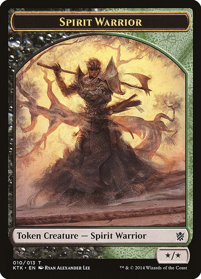 Spirit Warrior Token (10) (KTK)