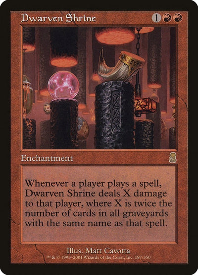 Dwarven Shrine (187) (ODY)