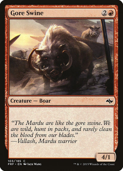 Gore Swine (103) (FRF)