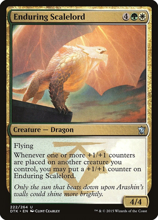 Enduring Scalelord (222) (DTK)
