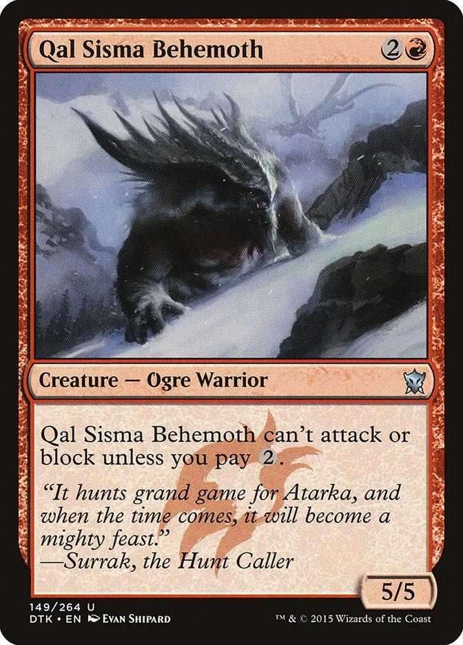 Qal Sisma Behemoth (149) (DTK)
