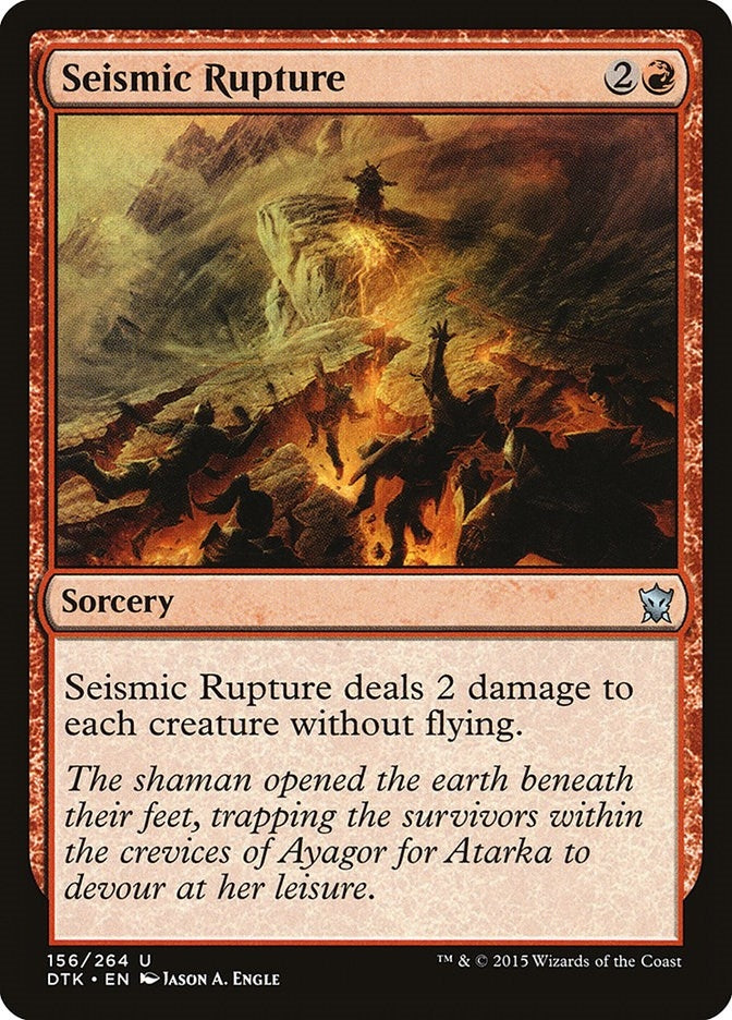 Seismic Rupture (156) (DTK)