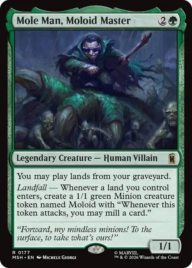 Mole Man landfall - DECK